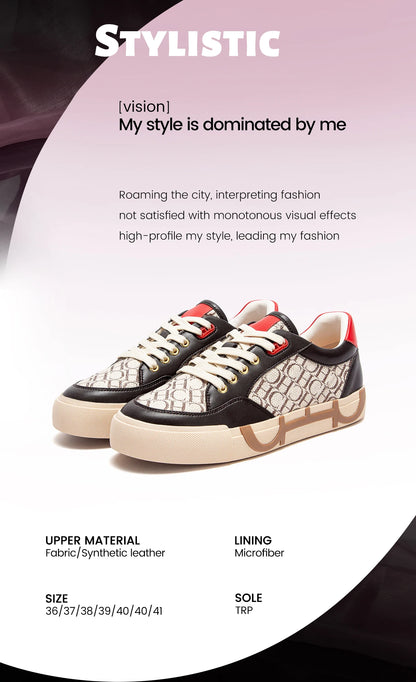 Women's Shoes Luxury Brand Flat Casual Shoes Letter Printed Breathable Comfortable Fashion Woven Sneakers