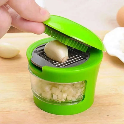 1pc Manual Garlic Press Garlic Mincer Ginger Crusher Kitchen Tool