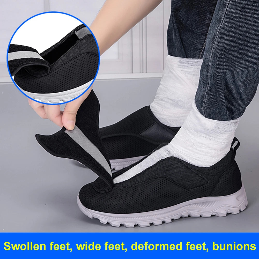 Women Man Orthopedics Wide Feet Swollen Walking Casual Shoes Unisex Thumb Eversion Adjusting Soft Comfortable Diabetic Shoes