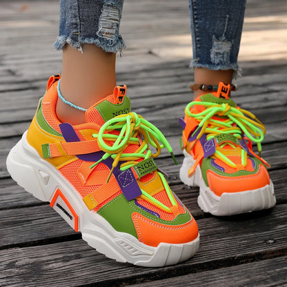 Women Sneakers Spring Trend Casual Fashion Shoes for Women Comfortable Outdoor Running Sneakers Women Platform Designer Shoes