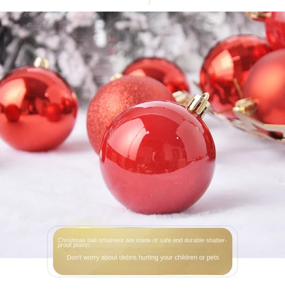 1Box 24/36pcs Christmas Ball Christmas Tree Ornament Hanging Pendent Xmas Decoration 2023 Christmas Ornaments Navidad Gifts 2024