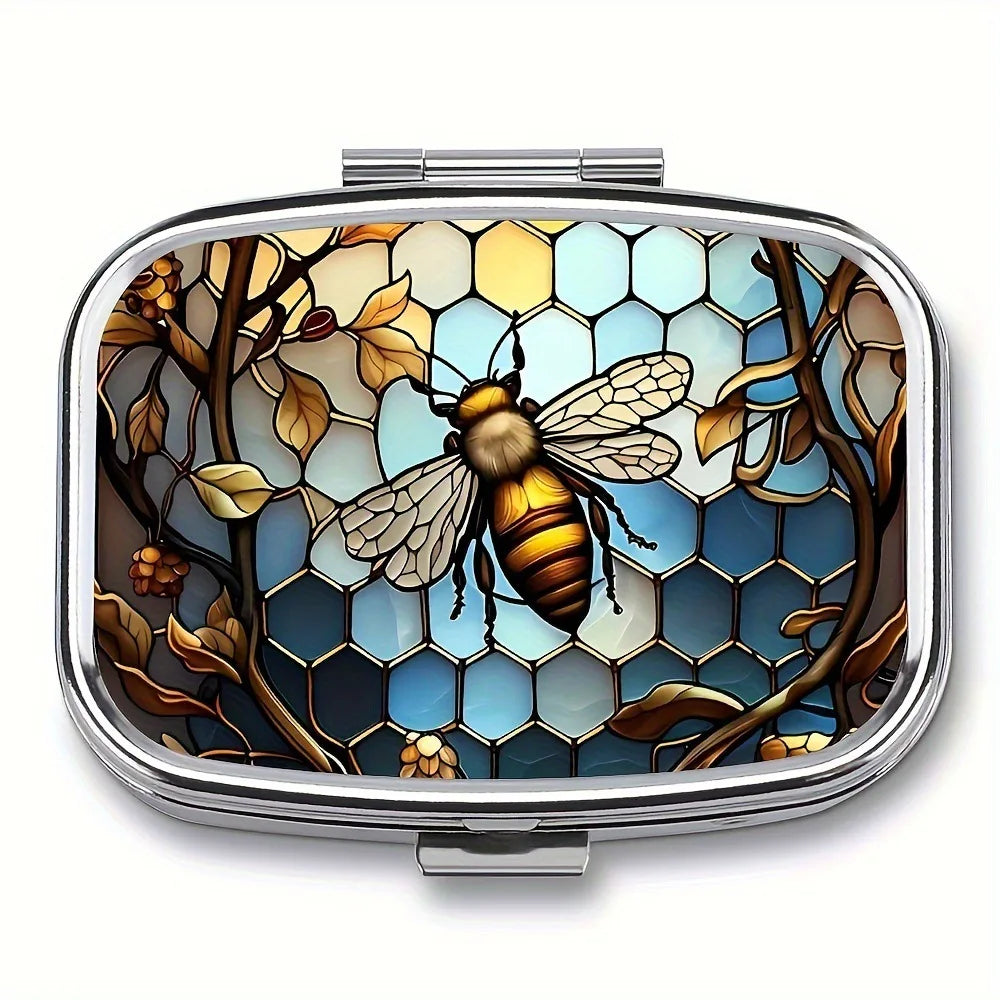 Travel Cases Lovely Colored Medicine Metal Jwelery Organizers Household Holder Iron Cabinet Small pill container