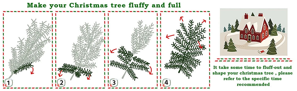 12 Foot Pre Installed Spruce Artificial Hinge Christmas Pine with 1500 Warm White Lights and 4668 Branch Tips, Green