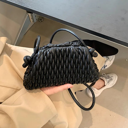 Women's Shoulder Bag Fashion Pleated Crossbody Bags Casual bag Versatile Designer Handbag Vintage Simple Hobos New Cloud bags