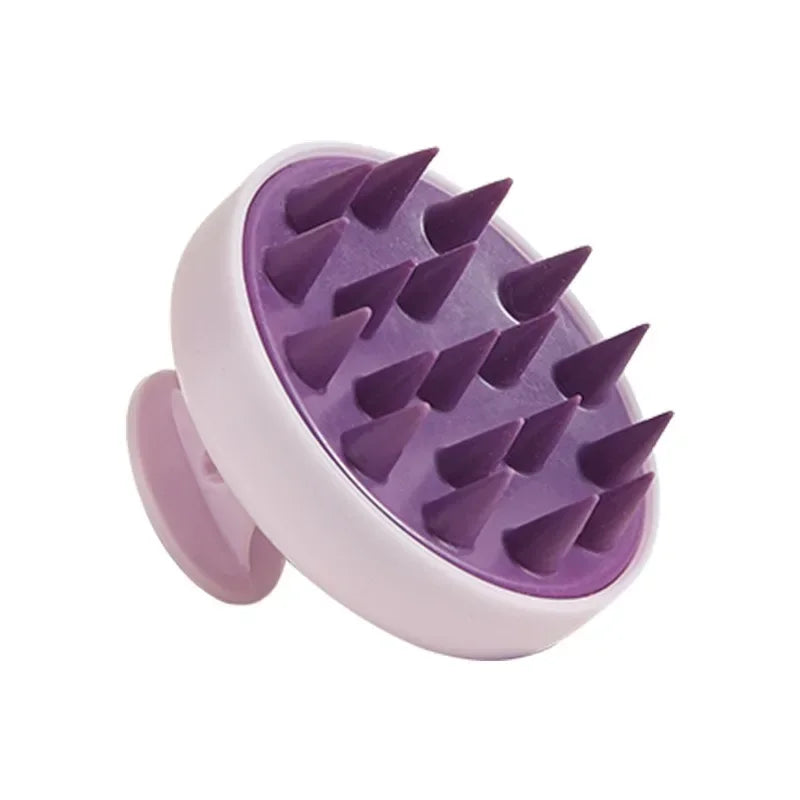 1pc Silicone Shampoo Brush Head Scalp Massage Comb Hair Washing Comb Bath Shower Body Massage Brush Salon Hairdressing Tools