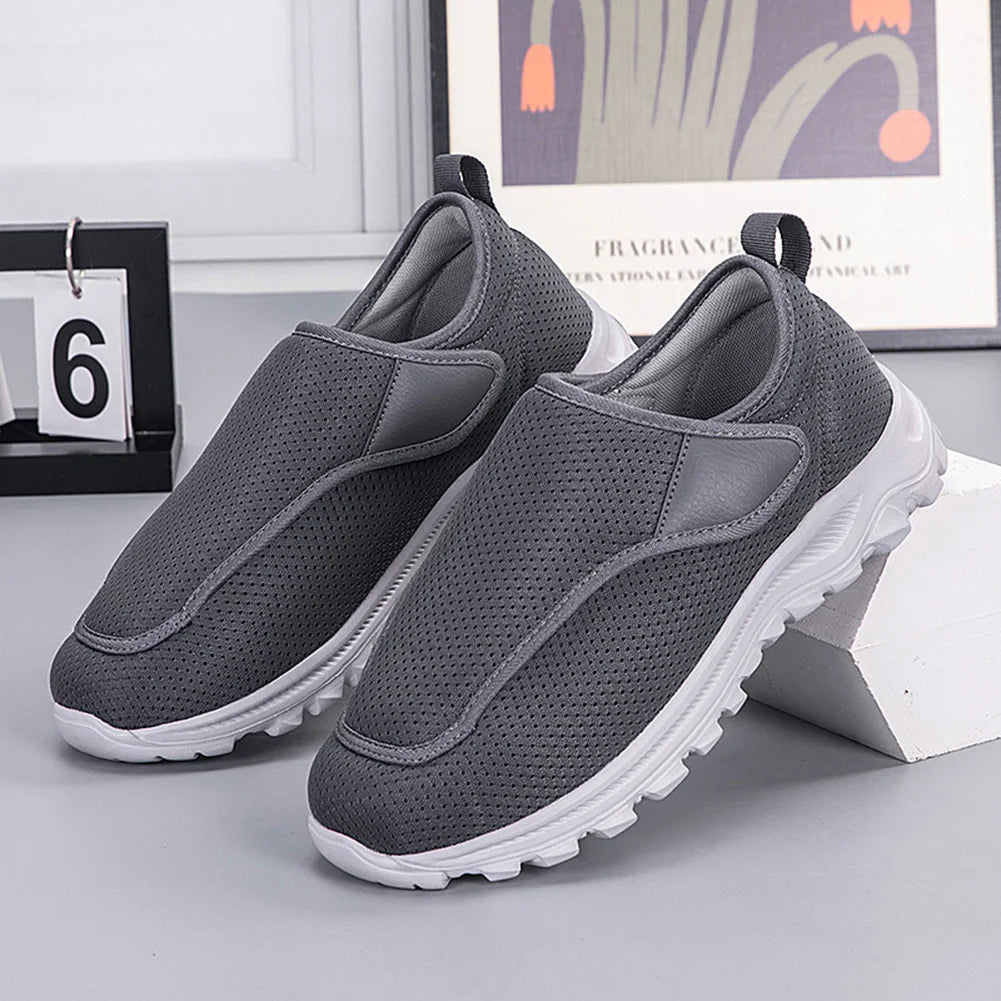 Women Man Orthopedics Wide Feet Swollen Walking Casual Shoes Unisex Thumb Eversion Adjusting Soft Comfortable Diabetic Shoes