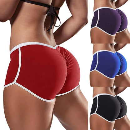 Women Summer Sports Fitness Skinny Slim Shorts Causal Yoga Shorts Shorts Low Waist Stretchy Gym Clothing Short Pants