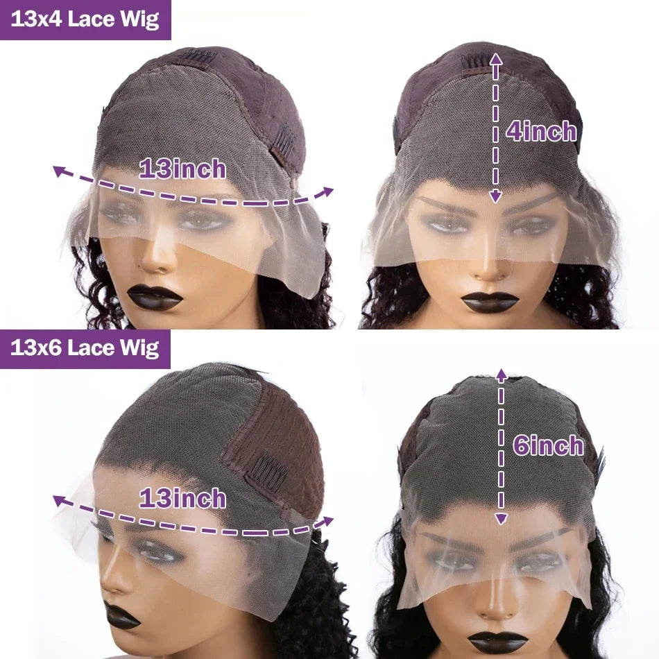 Wigirl 1B/30 Black Brown Body Wave Wigs 13x6 HD Lace Frontal Wigs Ombre Highlight 13x4 HD Lace Front Wig Human Hair For Women