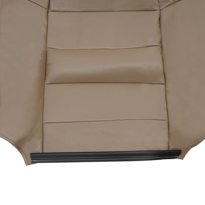 Tan and Grey PU Car Seat Covers For Ford F250 F350 Seat Covers Waterproof and Scratch-resistant,