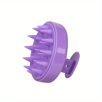 1pc Silicone Shampoo Brush Head Scalp Massage Comb Hair Washing Comb Bath Shower Body Massage Brush Salon Hairdressing Tools