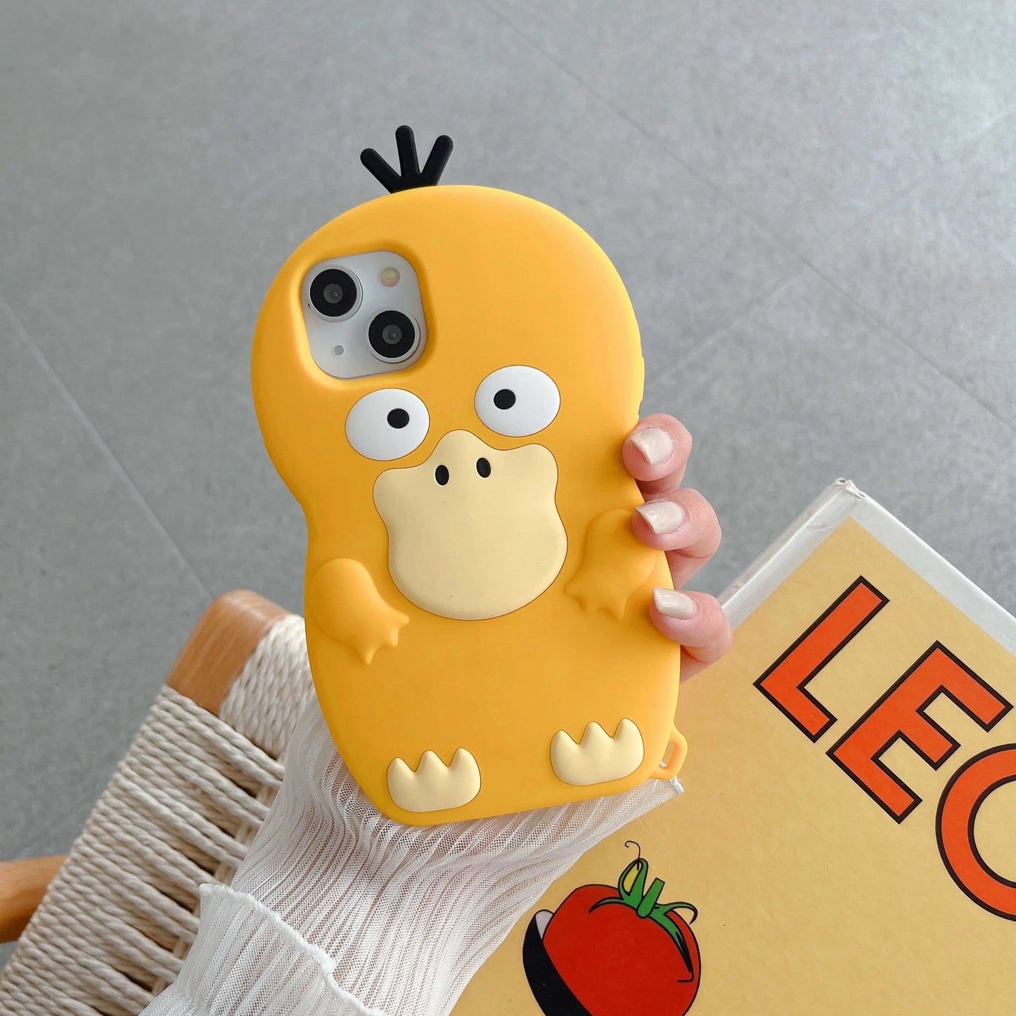 3D Cute duck pattern Case for iphone 15Pro 15Promax 14 14Pro 14Promax 11 11Promax 12Pro 12 12Promax 13 13Promax 13Pro soft Shell