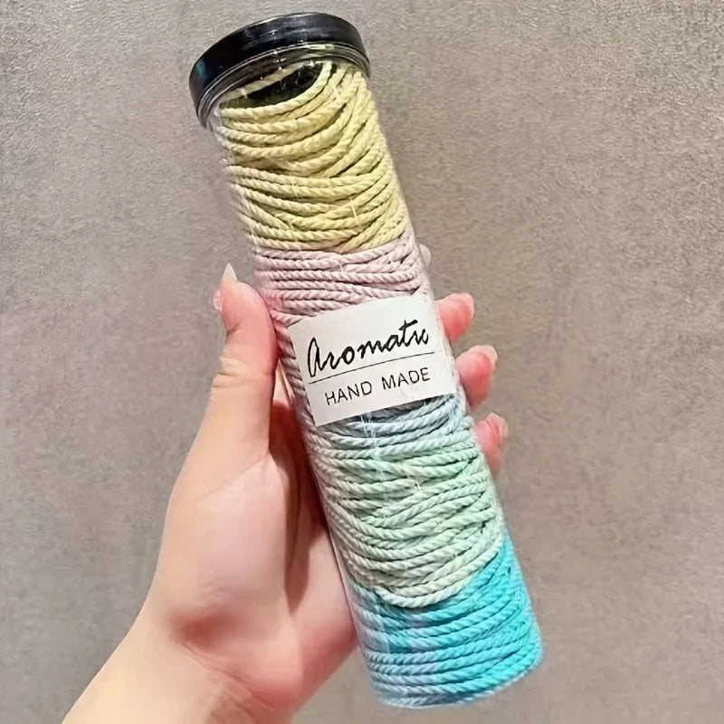 100pcs Seamless Hair Rings Elastic Hair Ties Simple All-match Hair Ropes Non-slip Hair Rings