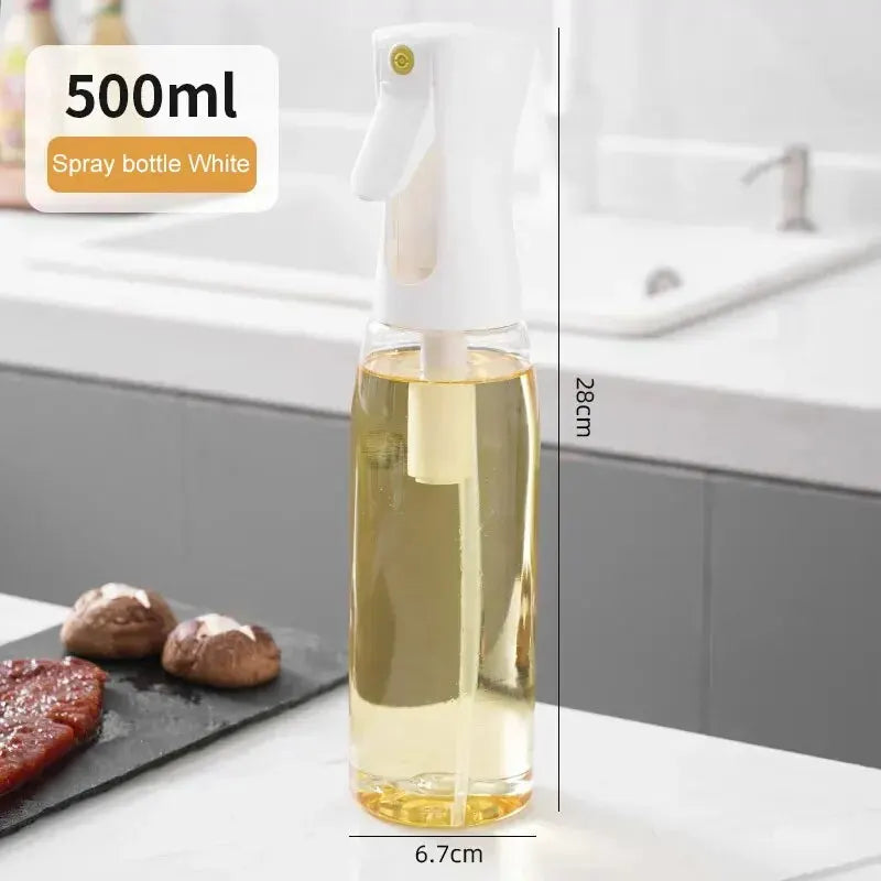 1Pc 200/300/500 ML Oil Spray Pot Kitchen Household Edible Olive Oil Spray Bottle Atomized Misty Oil Tank Air Fryer Spray Bottle