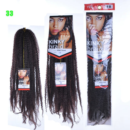 Wig Female Kinkybraidhairsyntheticextension Black Dreadlocks Caterpillar Braid Hot