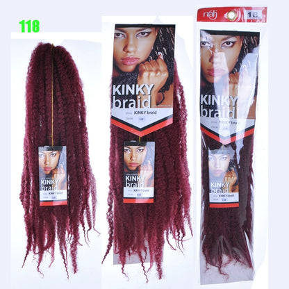 Wig Female Kinkybraidhairsyntheticextension Black Dreadlocks Caterpillar Braid Hot