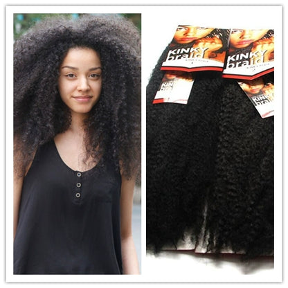 Wig Female Kinkybraidhairsyntheticextension Black Dreadlocks Caterpillar Braid Hot