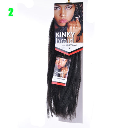 Wig Female Kinkybraidhairsyntheticextension Black Dreadlocks Caterpillar Braid Hot