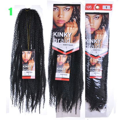 Wig Female Kinkybraidhairsyntheticextension Black Dreadlocks Caterpillar Braid Hot